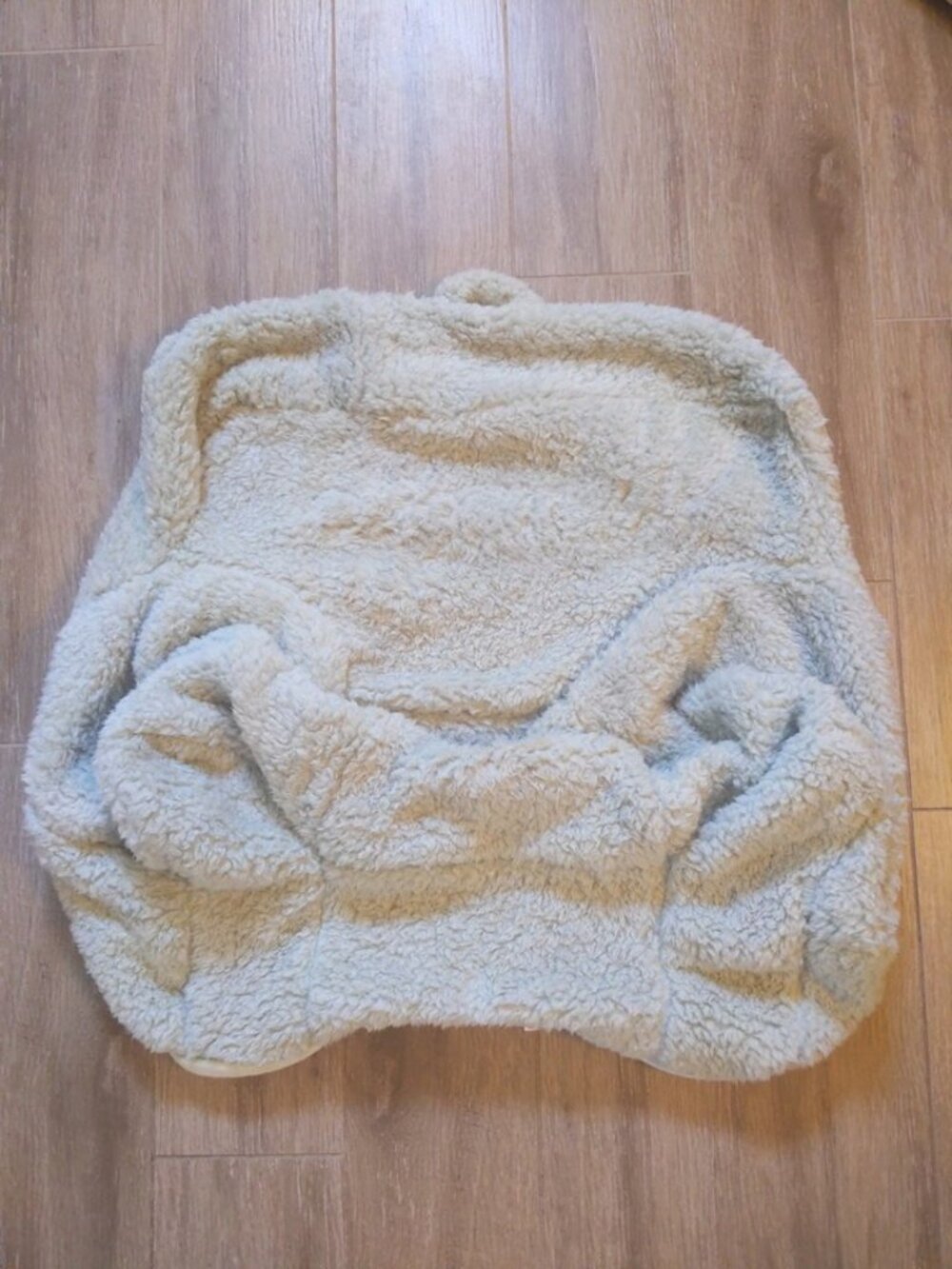 pottery barn kids My First Anywhere Chair Light Green Cozy Sherpa Slipcover Only